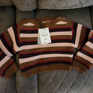 Nwt zara crop sweater